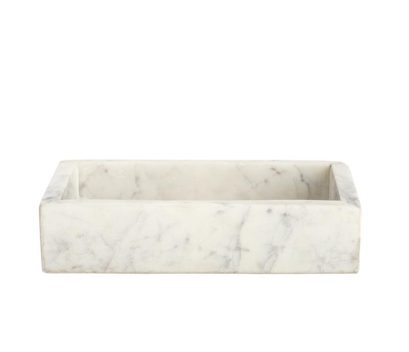 Rectangle marble tray, small