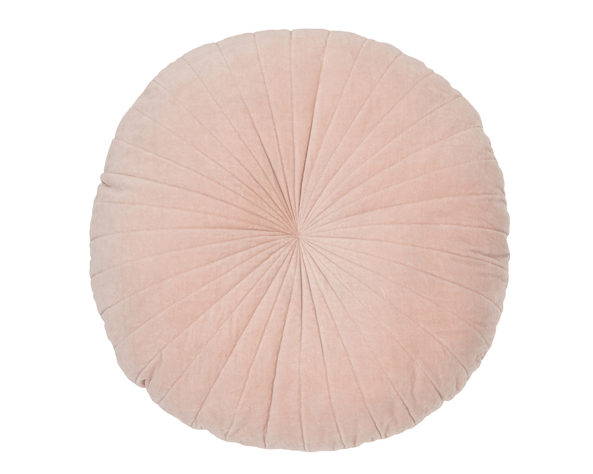 Velvet  Rose pillow, soft pink